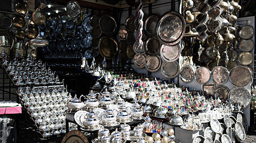 Silber Marktstand