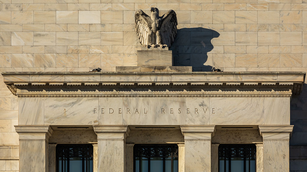 Eingangstor der Federal Reserve